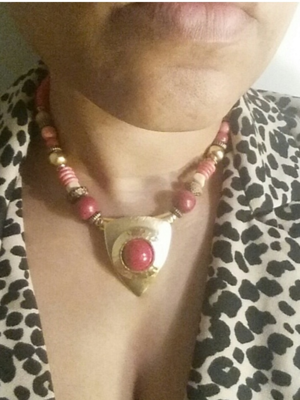 Goddess necklace beads
